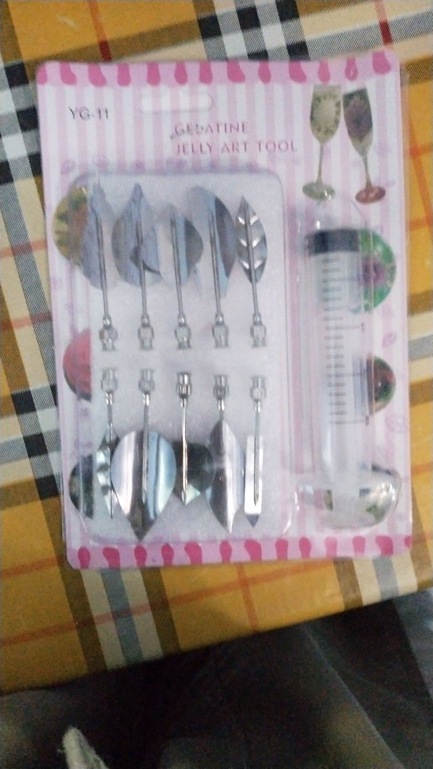 Jelly Art Tools Set / Suntikan Gelatin Penghias Puding 3d