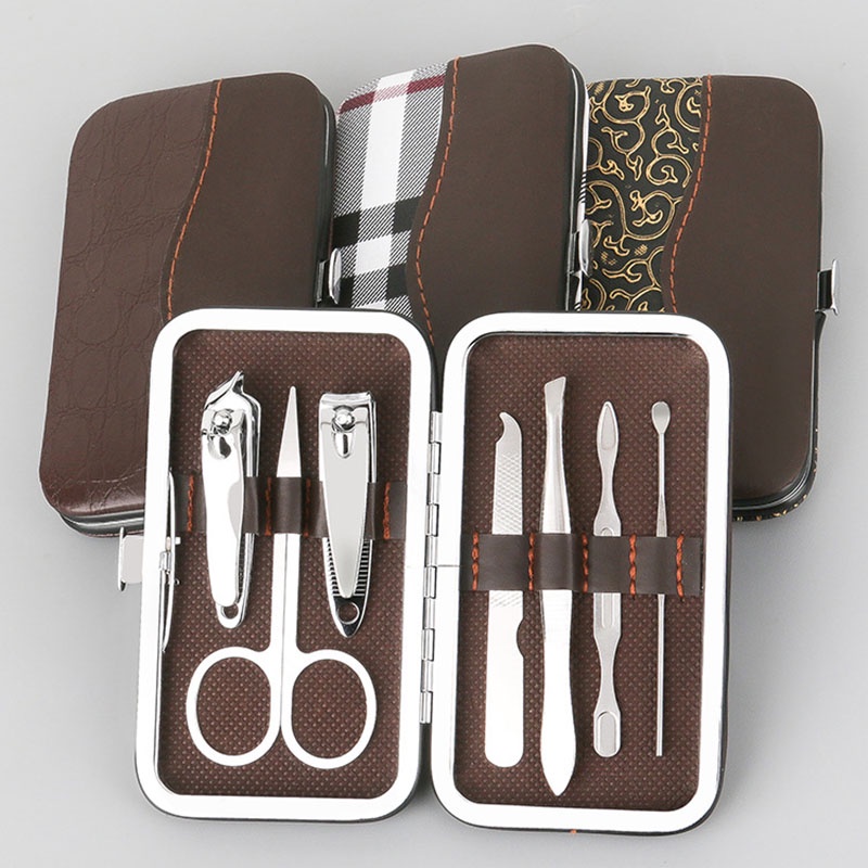 Gunting Kuku Set / Perawatan Kuku Kecantikan / Manicure Pedicure Nail Art Set 7 pcs MURAH