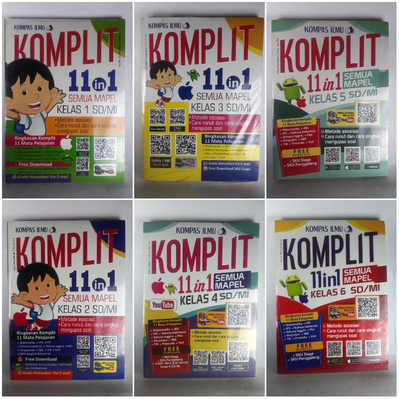 Kompas Ilmu KOMPLIT 11 in 1 Semua mapel SD kelas 1 2 3 4 5 dan 6 . vrg2 M