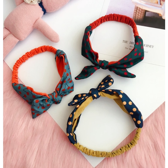 Bando Pita Anak / Bandana Pita / Headband Anak / Bando Korea Candice