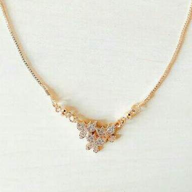 Kalung Anak Triple Butterfly Gold