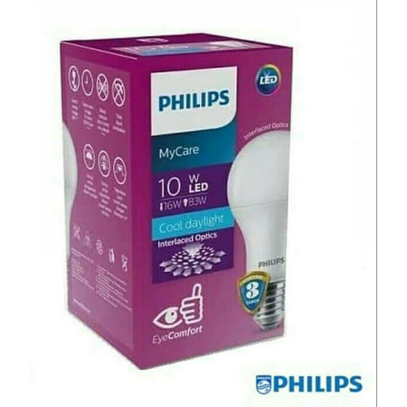 lampu led philips 10watt