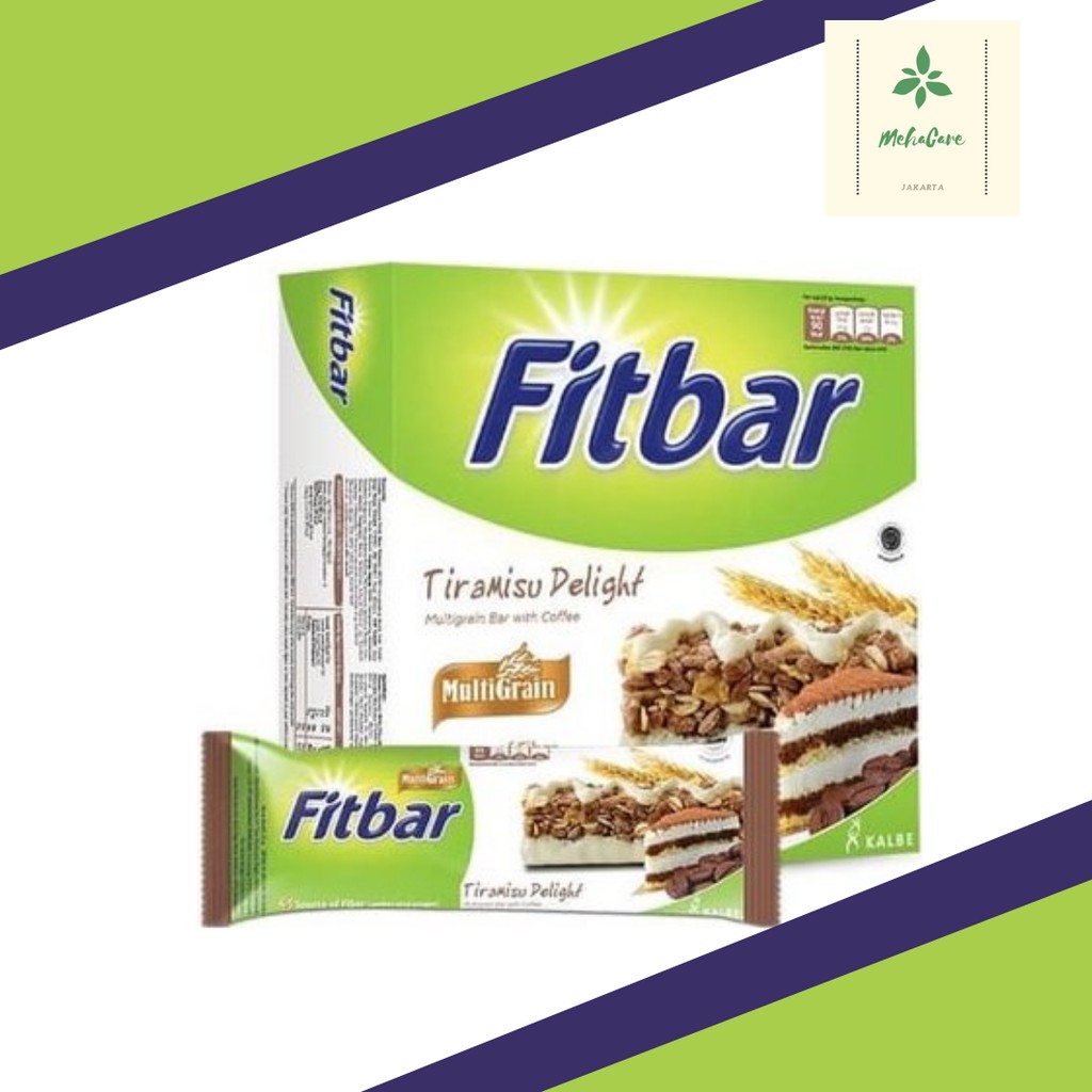 

FITBAR TIRAMISU Snack Rendah Kalori - 12 Pcs