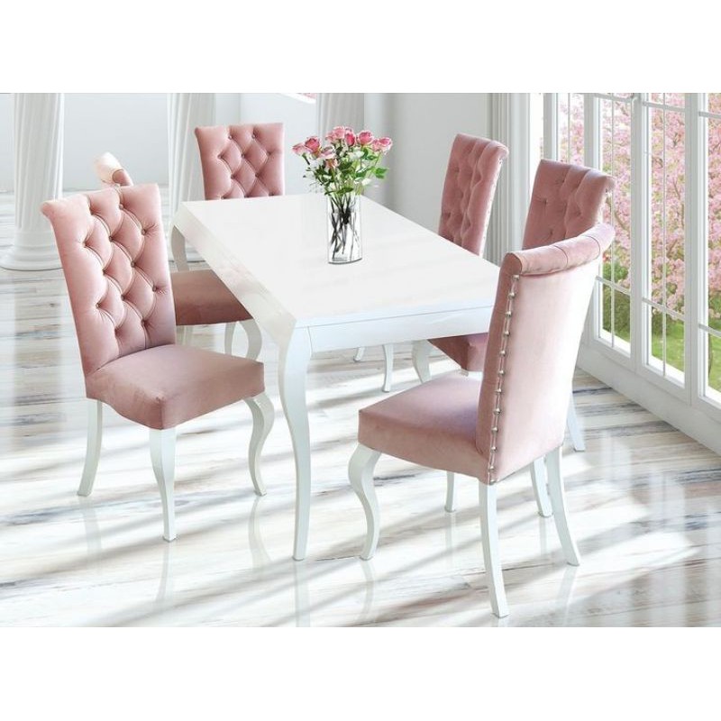 Set Kursi Makan Shabby Eat modern Set Meja Makan Minimalis
