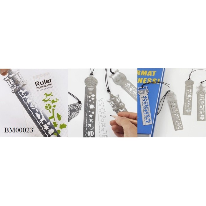 

Gaya Ruler Bookmark/Pembatas Buku Penggaris Terbatas