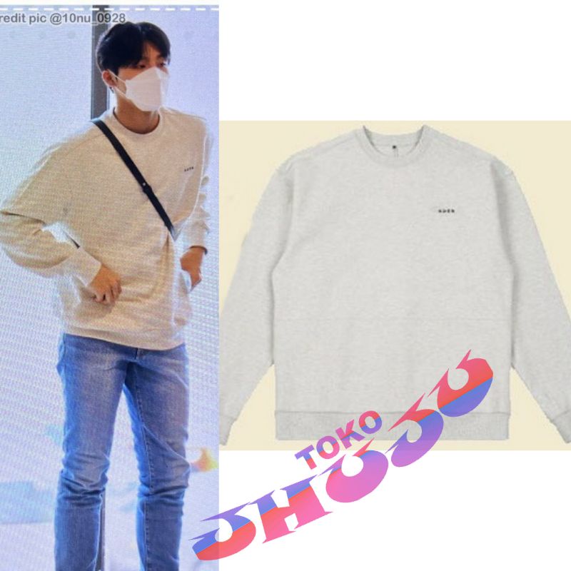 Basic Sweater Treasure Jeongwoo ADER logo kecil dada kiri