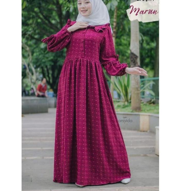 Best Product KELYC [Home Dress] Gamis ZAXKIA DRESS Maxy | Uragiri Crinkle Airflow 58 Promo
