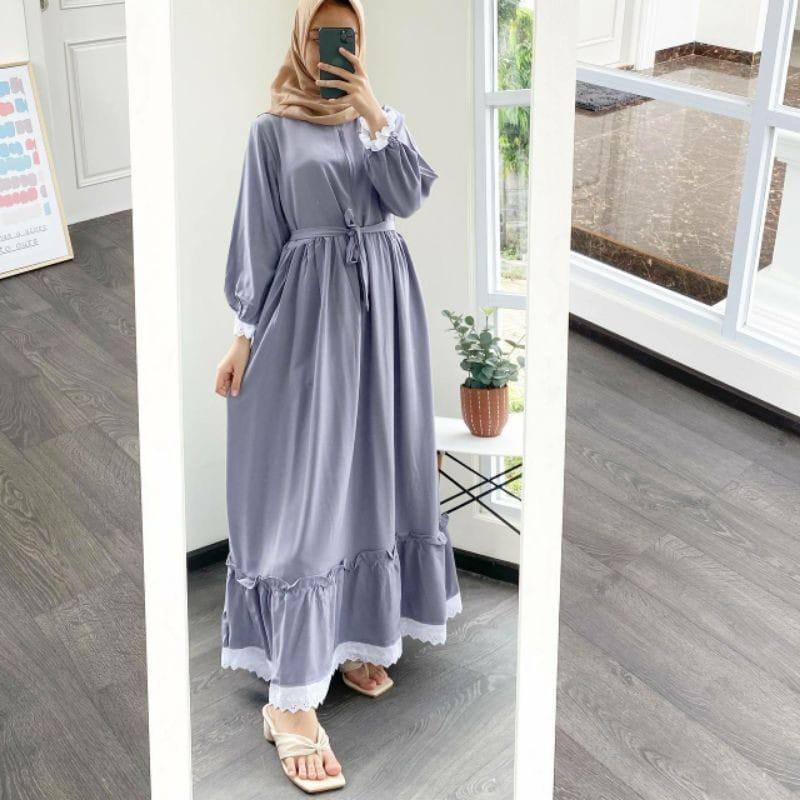 DISKON SAMANTA MAXI - maxy wanita terlaris / simple maxy / maxy dress / grosir baju muslim