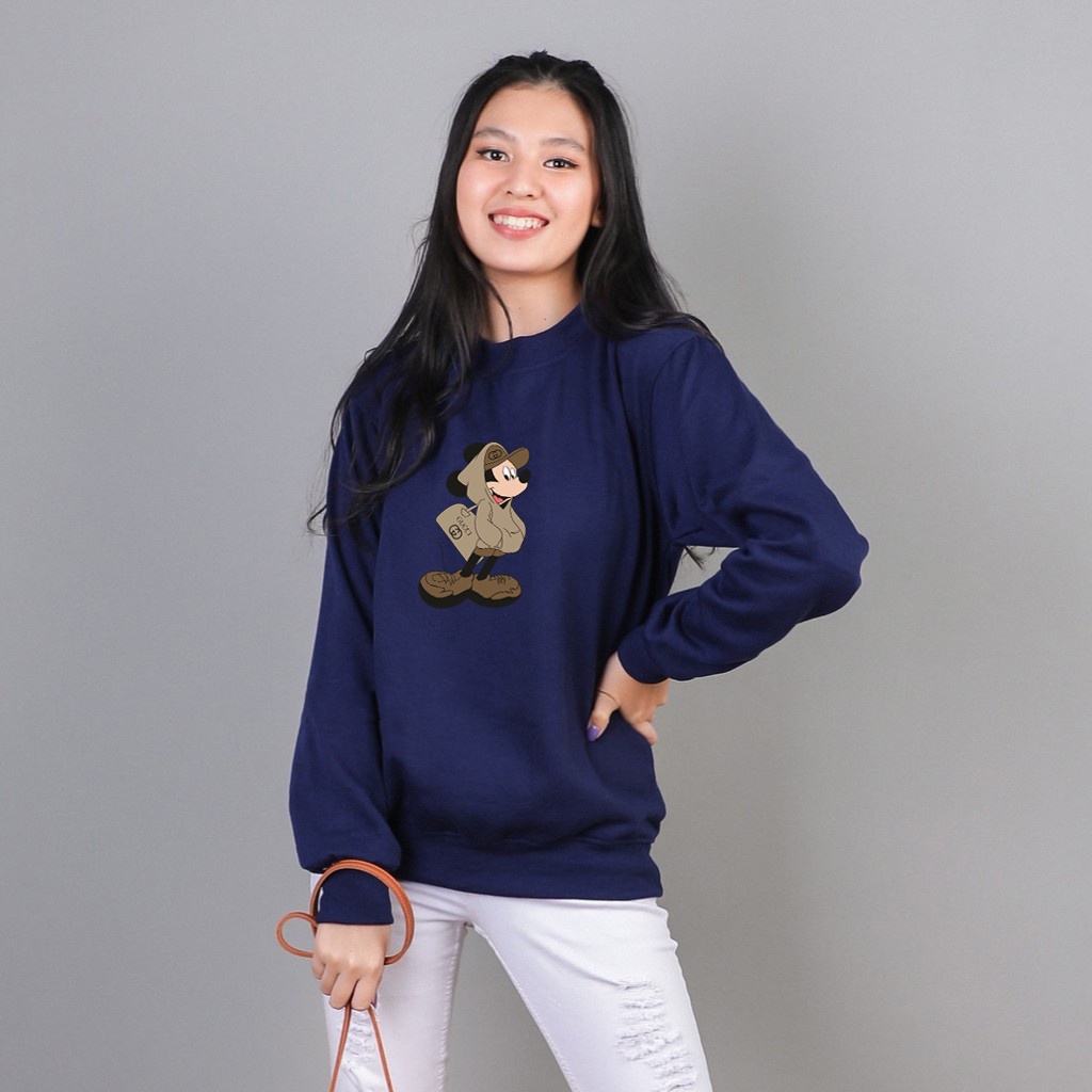 Sweater Mickey Mouse Bag Gucci Iconic| Sweater Wanita &amp; Pria Terbaru | Dhea fashion