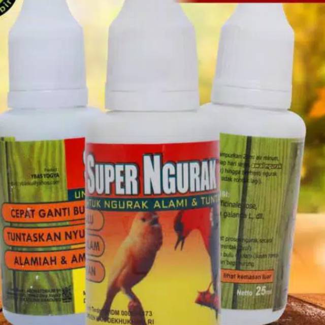 Super Ngurak Obat Perontok Bulu Mabung Burung Shopee Indonesia