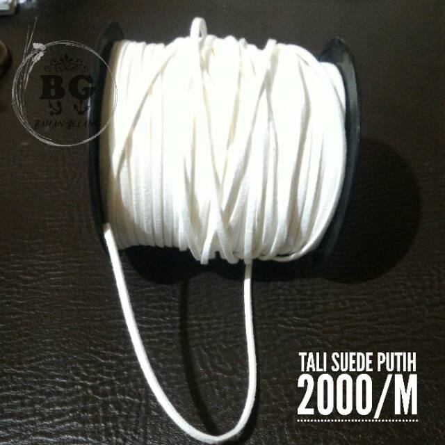 Bahan gelang Tali suede 3mm