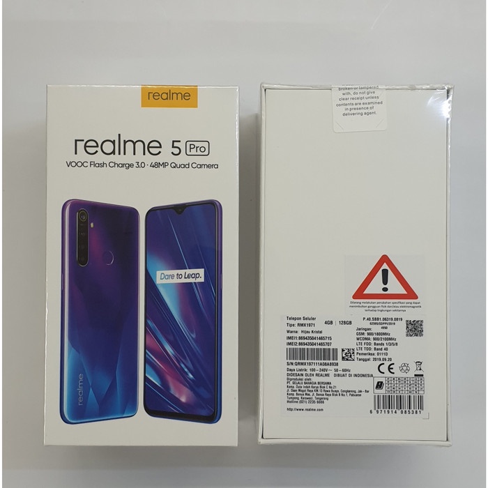 Realme 5 Pro 4/128 Ram 4gb Internal 128gb Garansi Resmi By Oppo