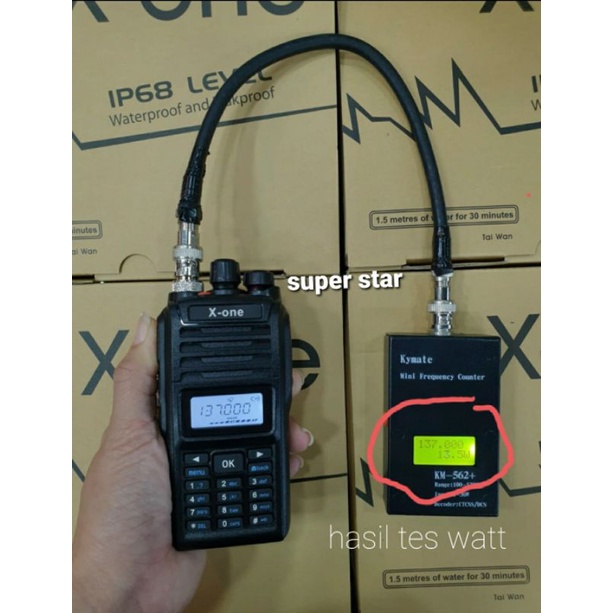 WALKIE TALKIE HT X ONE X999 PLUS  13WATT ANTI AIR IP68