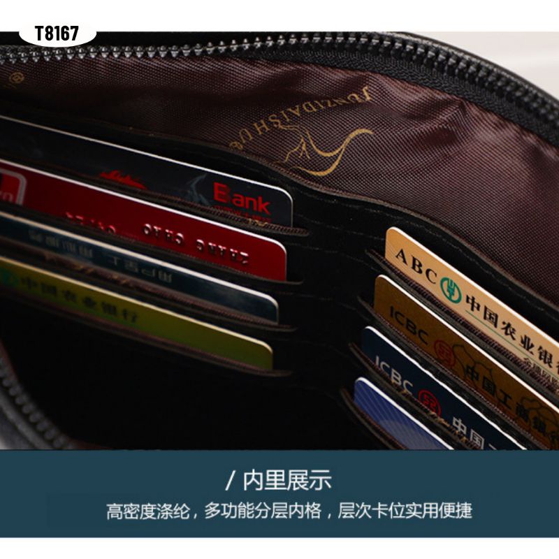 [IMPORT] T8167 - CLUTCH PRIA WANITA IMPORT - DOMPET WANITA PRIA IMPORT - 76BAGSTORE