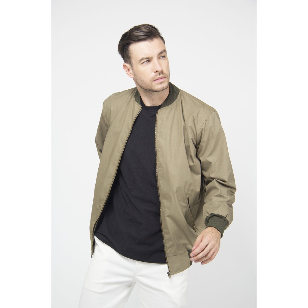 wed3 SIXAM - Jaket bomber pria taslan premium - army