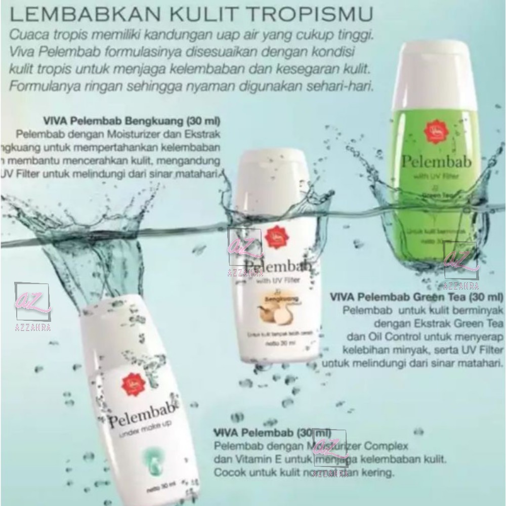 Viva Pelembab Under Make Up | Bengkuang | Green Tea Extract | With UV Vilter 30ml