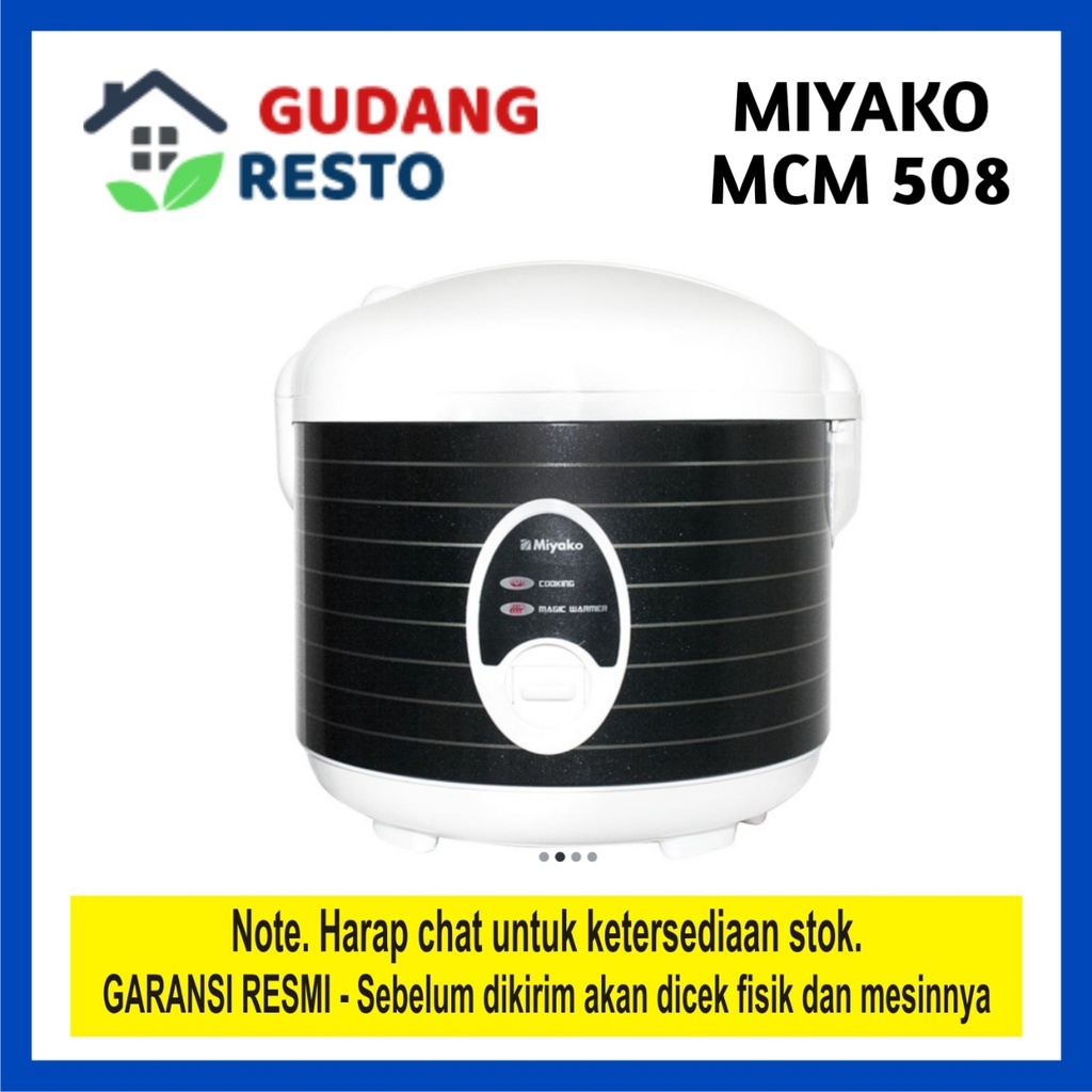 COD  Miyako MCM 508 Rice cooker 3 in 1 1.8 L / Magic com / MCM-508 / MCM508