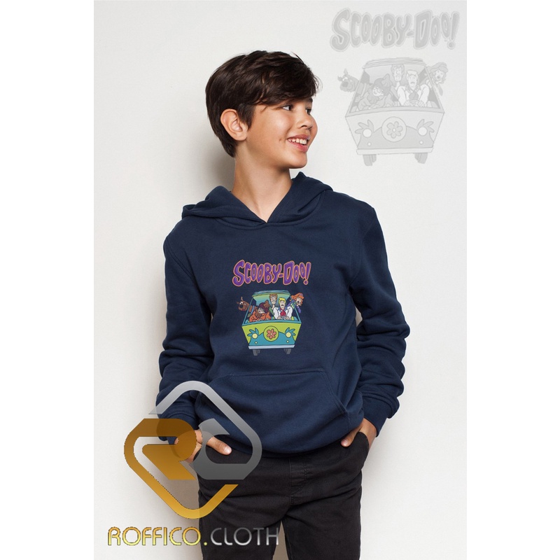 Jaket Sweater Anak Hoodie Anak scooby doo where are you
