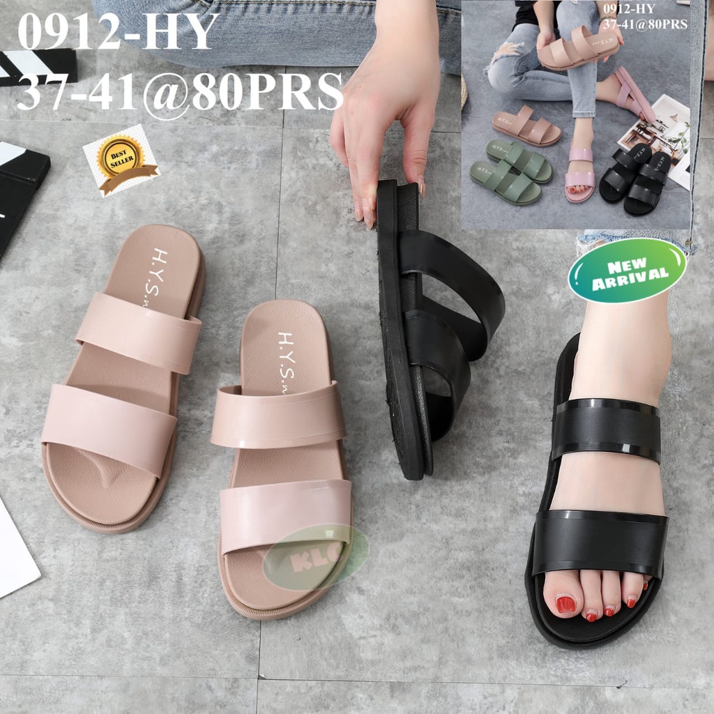 SANDAL JELLY WANITA SENDAL WEDGES PEREMPUAN BALANCE 0912