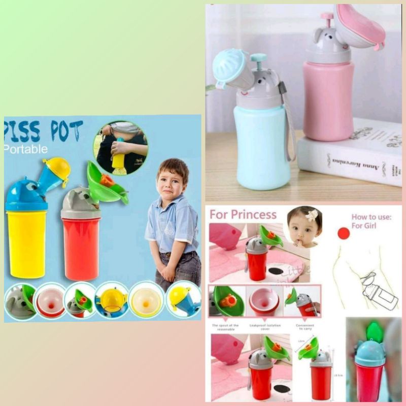 Urinal Potty Portable/ botol pispot anak