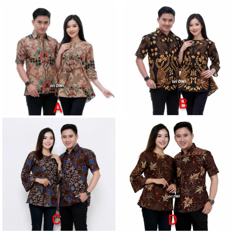 [ cod ] Atasan Batik Wanita sania ruffi Size M L XL XXL