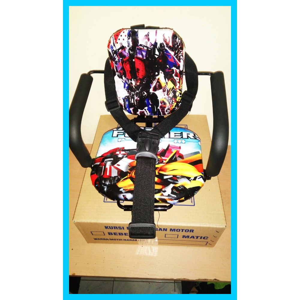 Jual Kursi Anak Tempat Duduk Bayi di MOtor Karakter Transformers