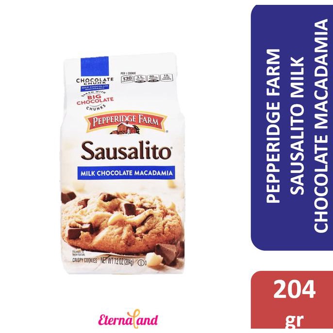 

Pepperidge Farm Sausalito Milk Chocolate Macadamia Cookies - Kukis