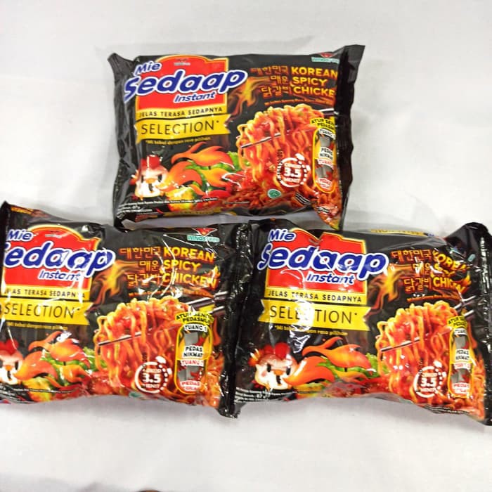 

Mie Instan Sedaap Goreng Korean Spicy Chicken 87gr