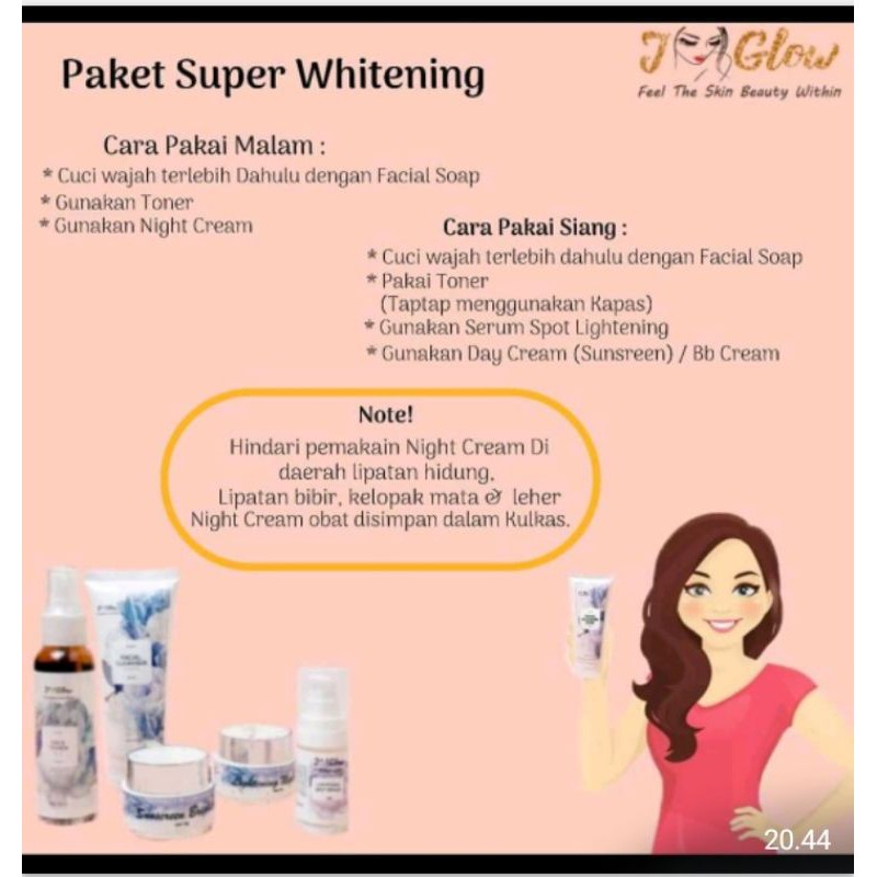 Jglow super whitening