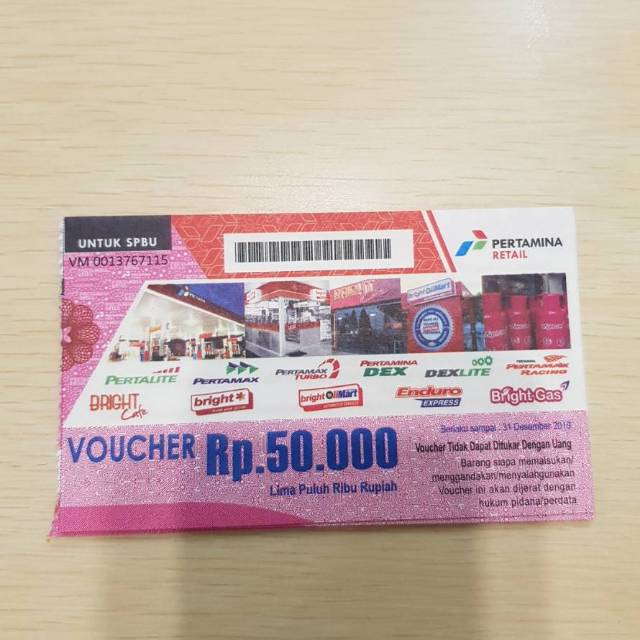 Jual Voucher Pertamina Pecahan 50 Ribu | Shopee Indonesia