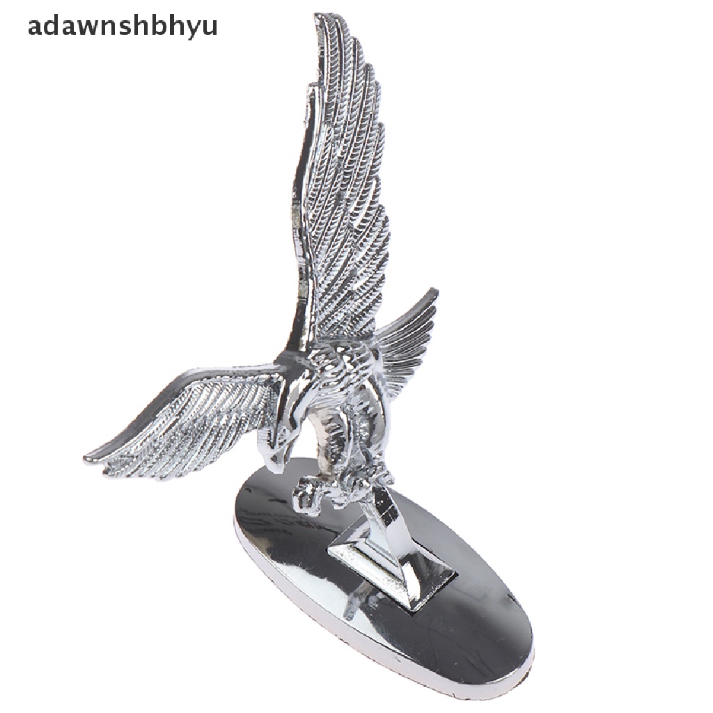 Adawnshbhyu Penutup Depan Mobil Chrome Kap Ornamen Lencana 3D Emblem Angel Eagle Untuk Mobil Otomatis