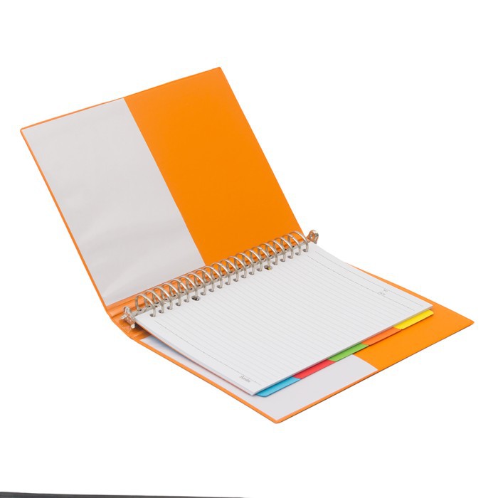 

Bantex Multiring Binder 20 Ring 25mm A5 Mango / Binder Bantex A5 / Bantex School Binder A5 1324 65