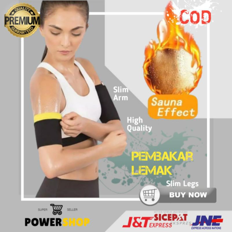 MANSET TANGAN PENGECIL LENGAN HOT SHAPER DEKER TANGAN KORSET OLAHRAGA