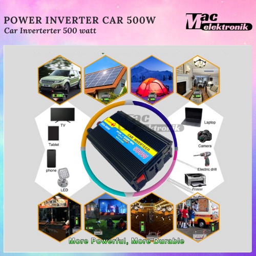 Power Inverter Digital 500W dan 1000w DC 12V ke AC 220V