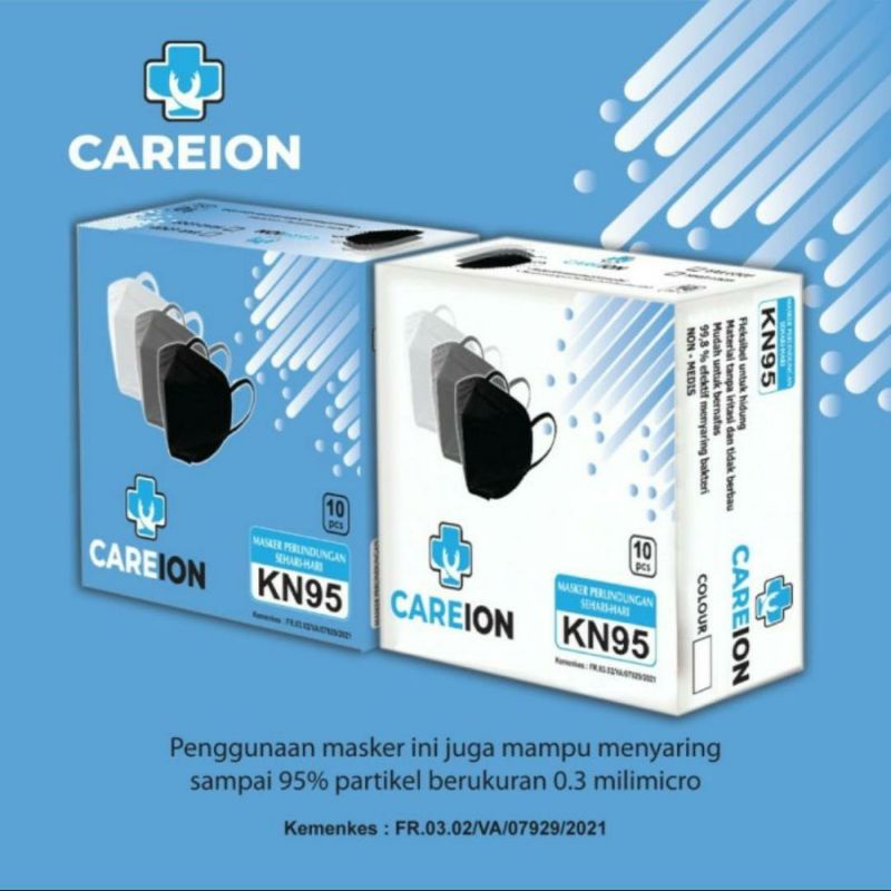 MASKER KN 95 EARLOOP WARNA PUTIH - MASKER KN95