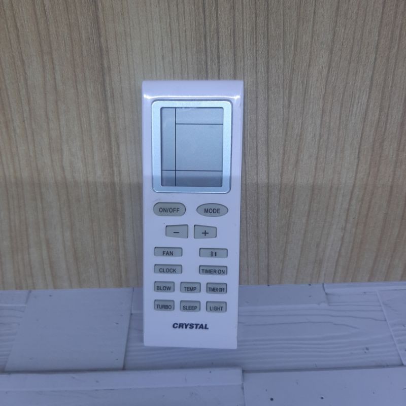 REMOTE REMOT AC CRISTAL ORIGINAL ASLI