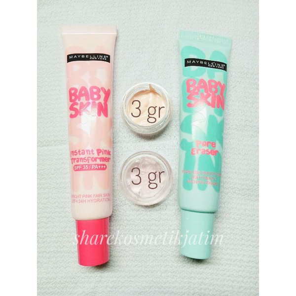 Share in Jar Maybelline Baby Skin Pore Eraser&amp; Instant Pink Transformer Share in Jar