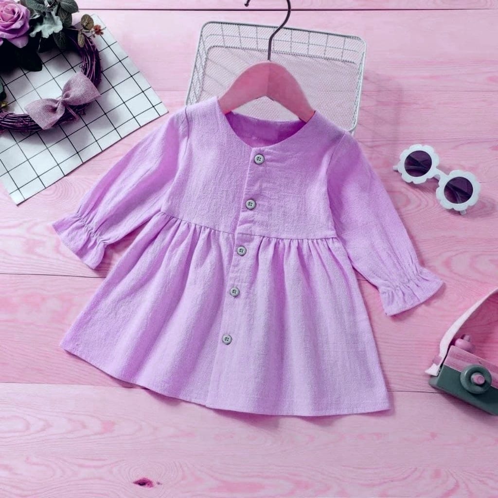 Dress Anak Perempuan/ Gaun Anak Cewek Kekinian 1 - 6 Tahun