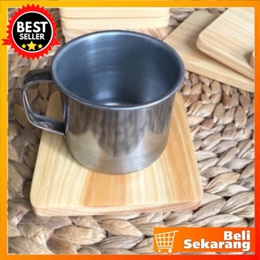 Lepek gelas/ Lepek kopi/tatakan gelas kotak dari kayu elegan / ALAS GELAS | COASTER KAYU SOLID KOTAK