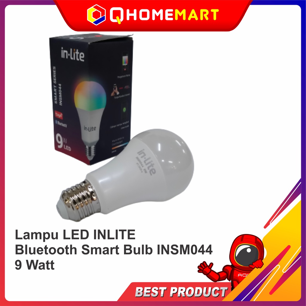 Jual Lampu Led Inlite Bluetooth Smart Bulb Insm044 9 Watt Shopee