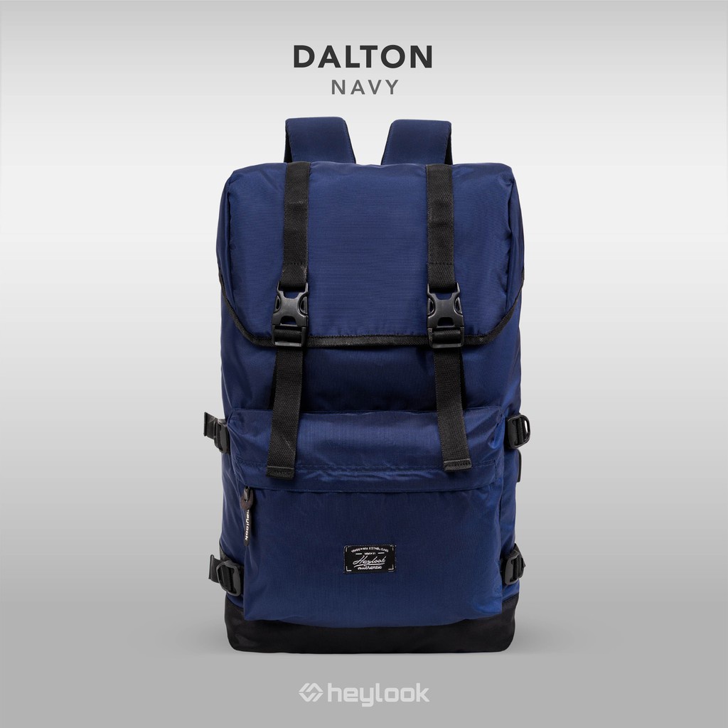 HEYLOOK Project - (Free Raincover+USB) Tas Ransel Pria Wanita Backpack DALTON Tas Ransel Laptop Sekolah Kuliah Kerja