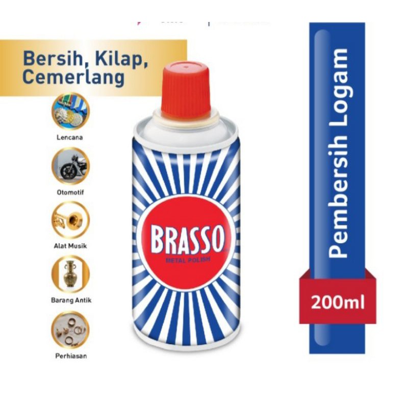 Brasso Metal Polish pengkilat logam 200 ml