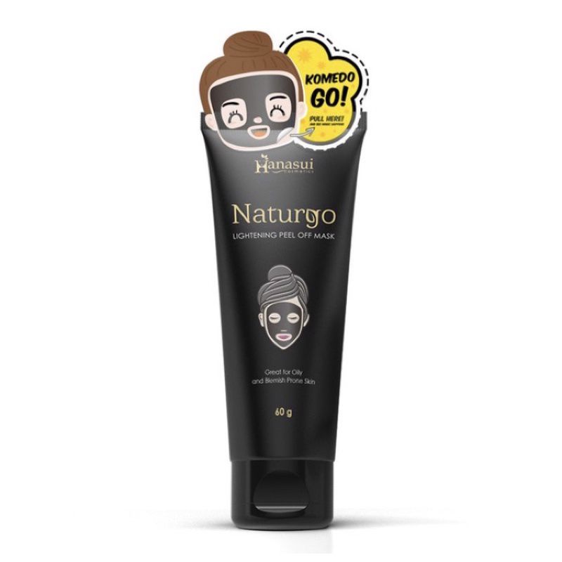 hanasui naturgo lightening peel off mask 60g