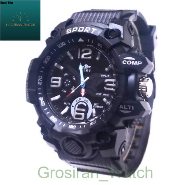 Jam Tangan Pria Kasual Sports Anti Air Pilot Original P-1544 Crono Off [G_W]