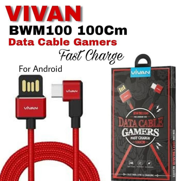 Vivan Data Cable For Android Fast Charge BWM100