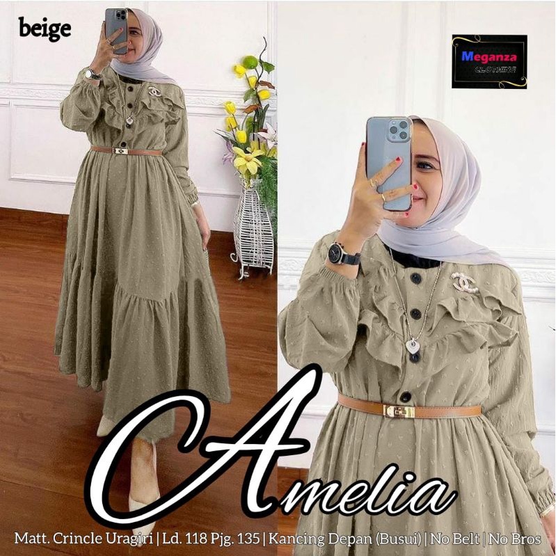 AMELIA GAMIS WANITA TERBARU BY MEGA