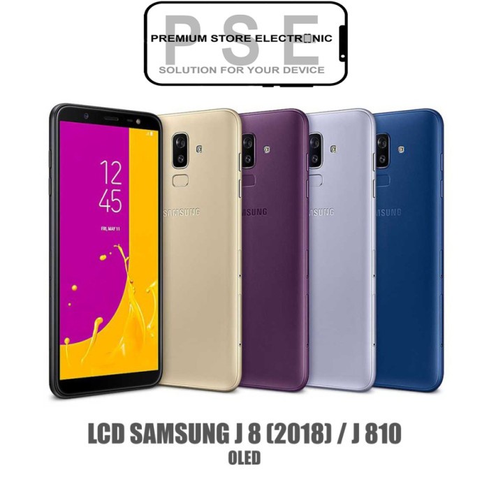 LCD Samsung J8 J810 2018 OLED Fullset Touchscreen Garansi 1 Bulan