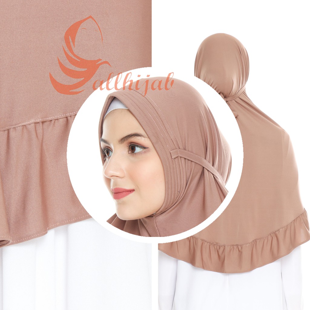 OBRAL Khimar Bergo tali rempel pad antem