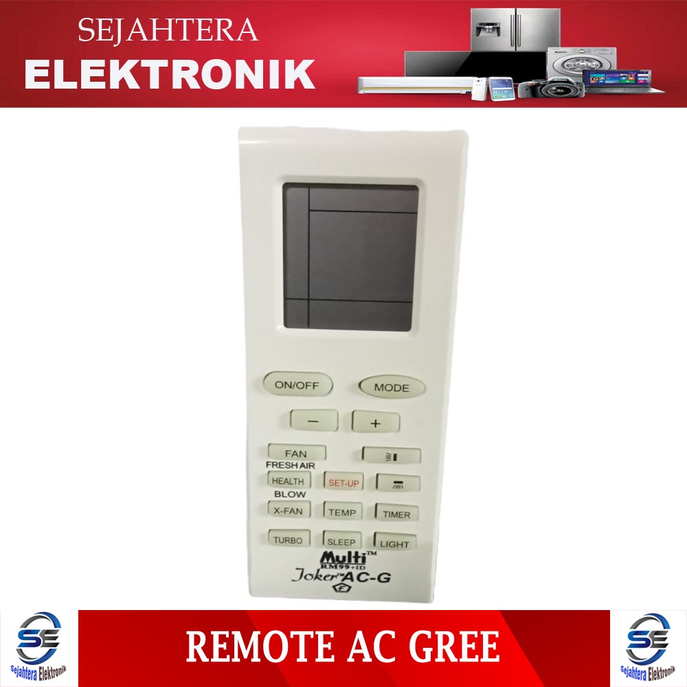 REMOTE AC GREE - SEJAHTERA ELEKTRONIK