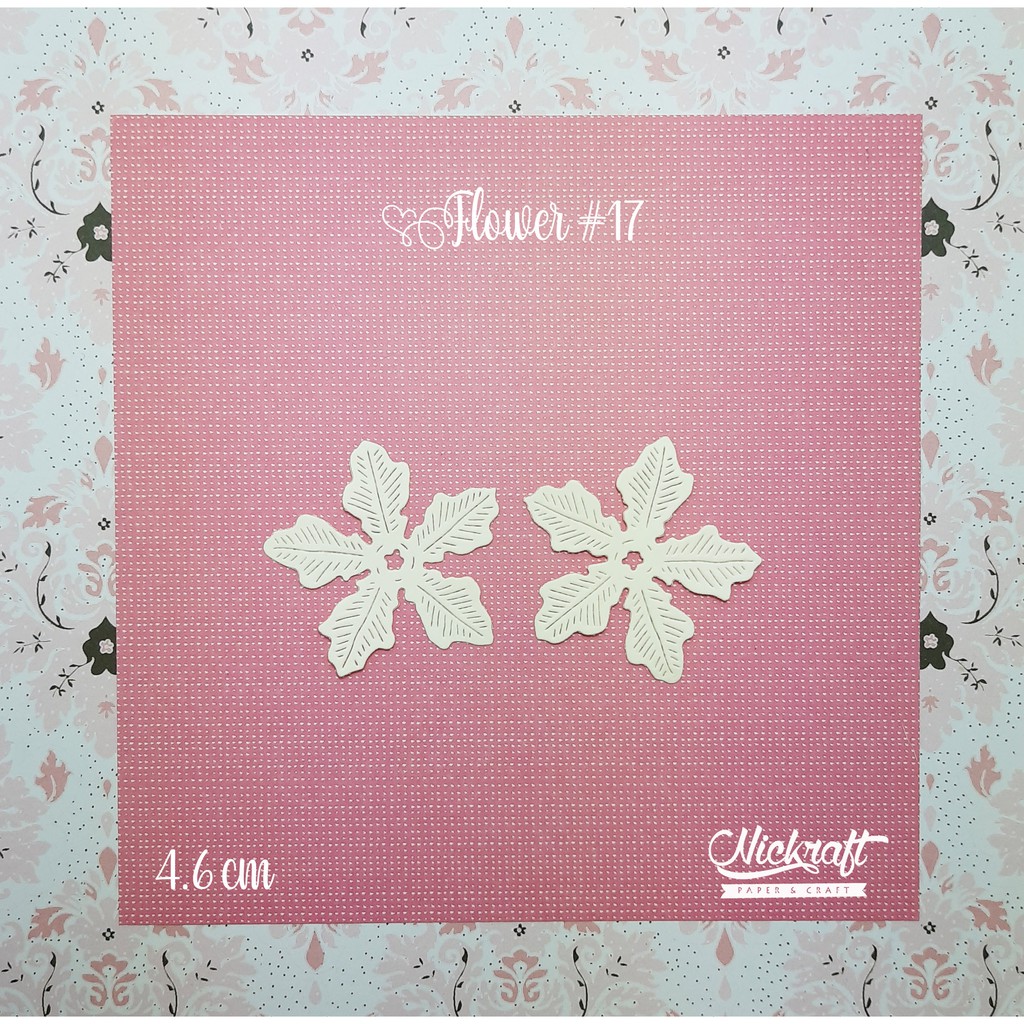 

FLOWER #17 - Bahan Scrapbook Bunga Kertas